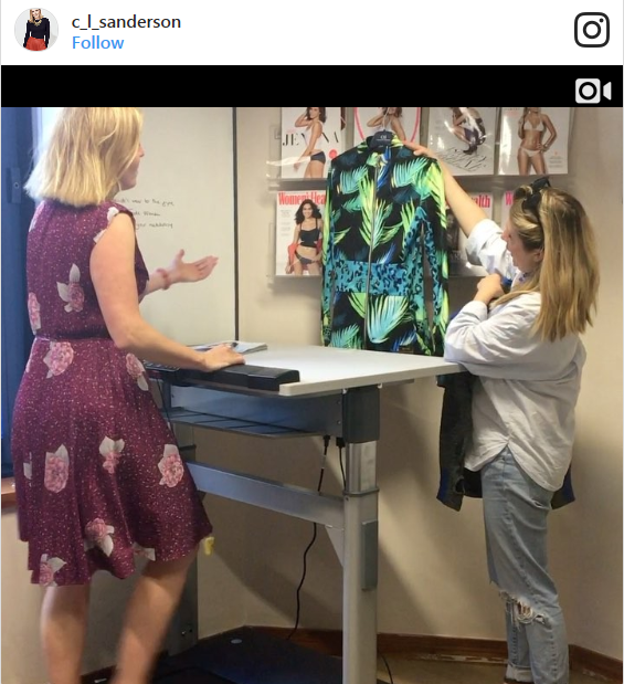 Women's Health trial Treadmill Desk